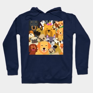 Adorable dog face design Hoodie